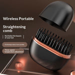 Portable Charging Hair Straightener Comb
