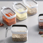 Magnetic Spice Rack System (4-Jar Wall Mount)
